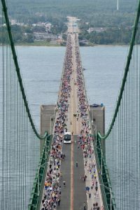 Suspended--- Mackinac Bridge Walk 2020