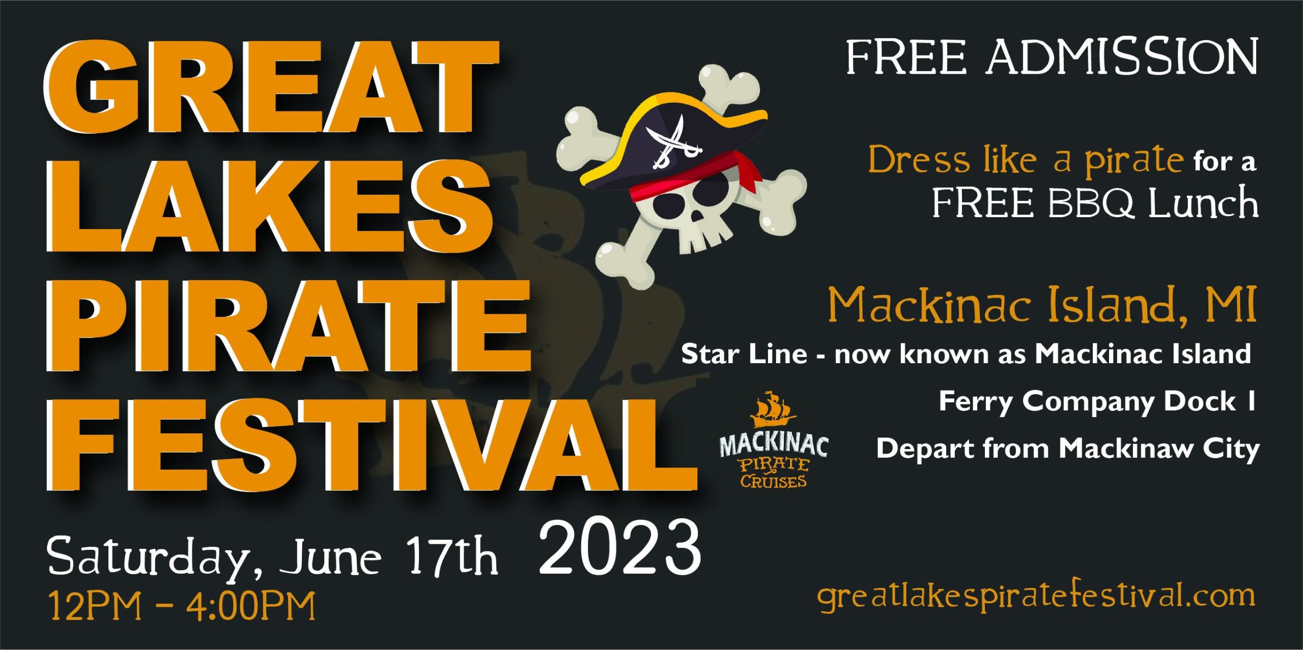 Great Lakes Pirate Festival on Mackinac Island @ Mackinac Island