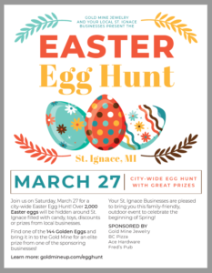 Easter Egg Hunt @ Downtown Saint Ignace