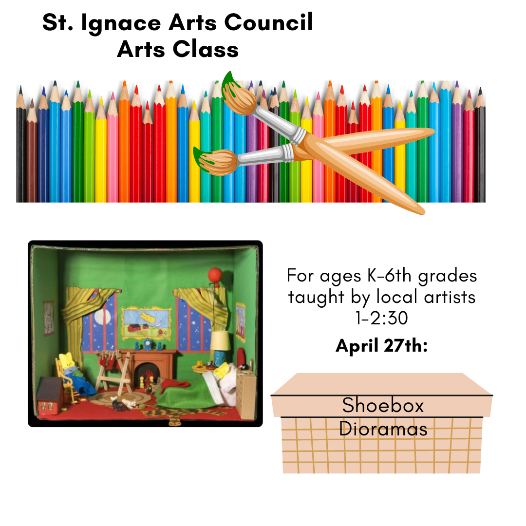 Kid's Art Class with the St. Ignace Area Creative Arts Council @ St. Ignace Public Library