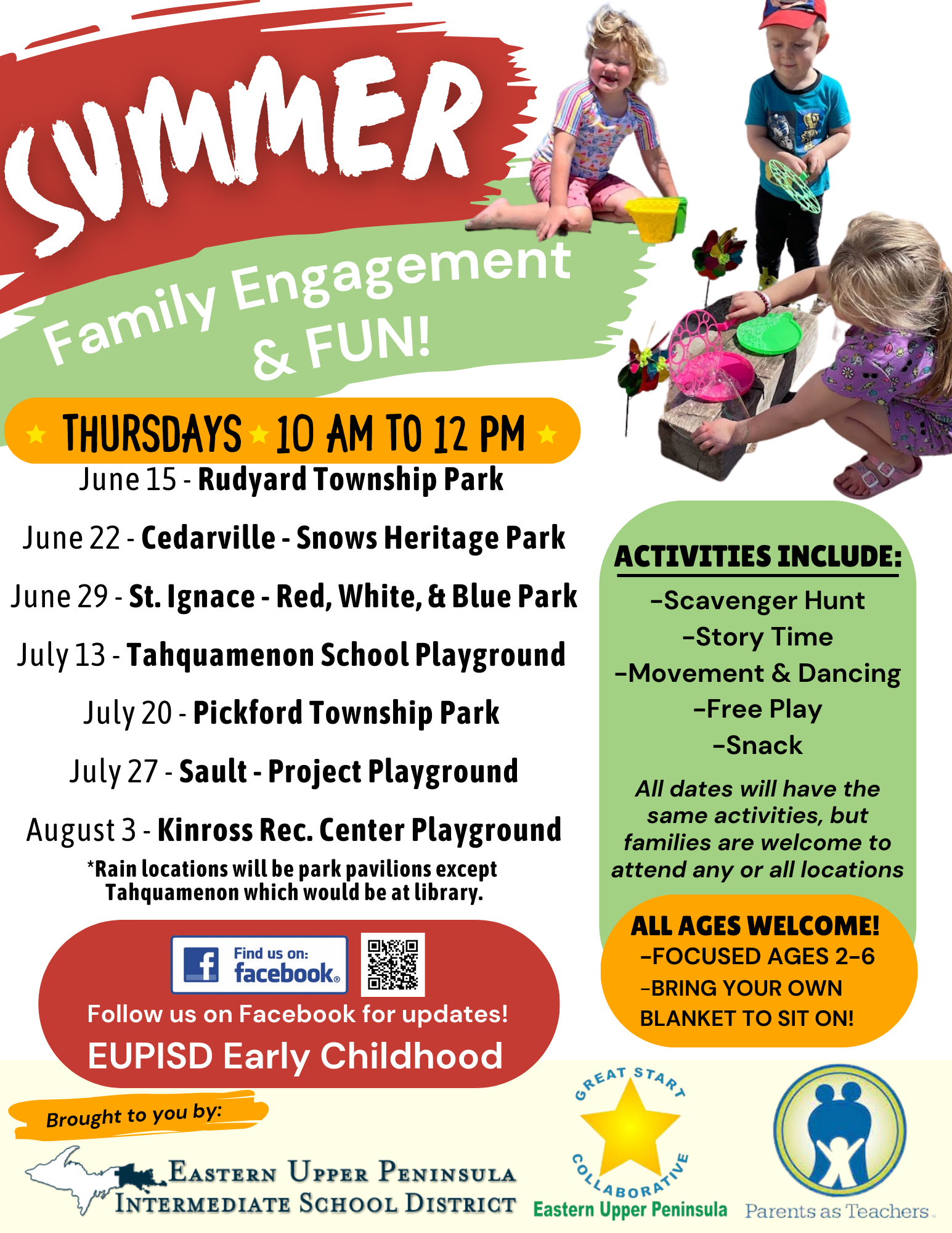 Summer Family Engagement & Fun @ American Legion Park