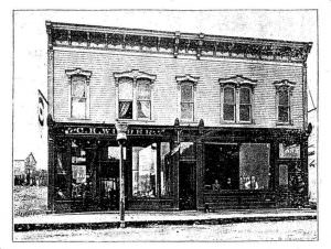 state st. stores wilber drugs & 1st nat'l 1895 001